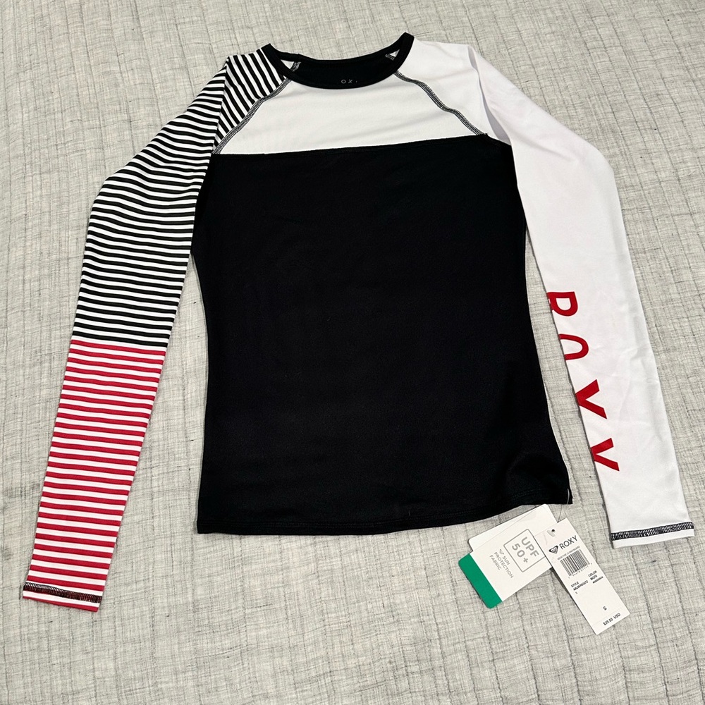 NWT Roxy Rashguard/Sunshirt Sz S